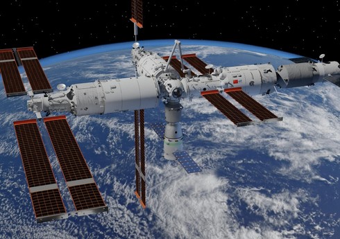 Kosmik tullantılar Çinin orbital stansiyasına ziyan vurub