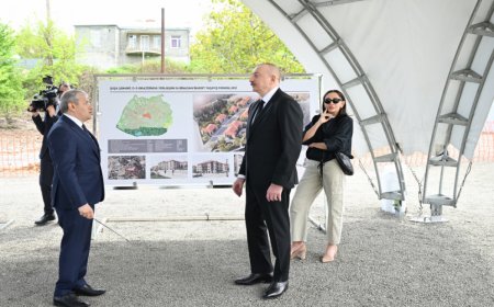 Şuşada inşa ediləcək dördüncü yaşayış kompleksinin təməli qoyulub - YENİLƏNİB