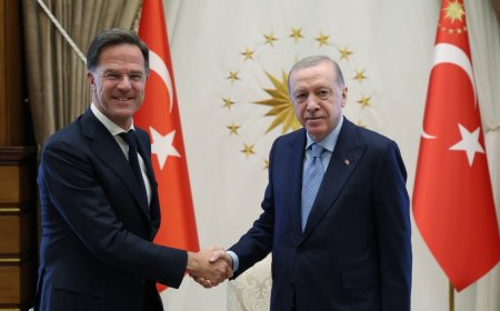 Ərdoğan NATO-nun baş katibi ilə görüşüb.