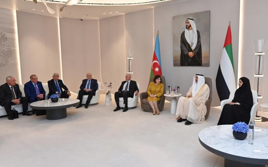 Sahibə Qafarova Birləşmiş Ərəb Əmirliklərinə səfər etdi