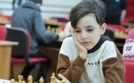 FIDE tərəfindən 11 yaşlı qrossmeysterə ustalığa namizəd dərəcəsi verilib
