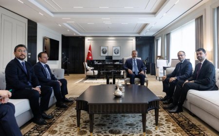 Hakan Fidan Ankarada TÜRKPA-nın Baş katibi Ramil Həsəni qəbul edib