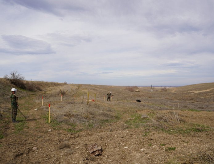 FHN Ağdamda minatəmizləmə əməliyyatlarını davam etdirir