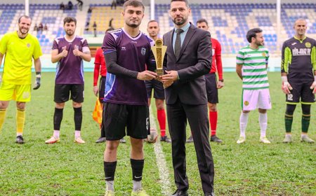 Ramin Məhərrəmov II Liqada dekabrın ən yaxşı qolunun müəllifi kimi mükafatlandırılıb