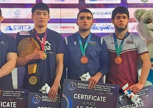 Azərbaycan güləşçisi beynəlxalq turnirdə bürünc medal qazanıb