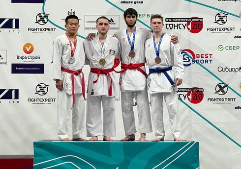 Azərbaycan karateçiləri Rusiyada beynəlxalq turnirdə 4 medal qazanıblar