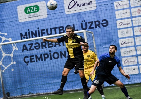 Azərbaycan minifutbol çempionatı: son çempion yarımfinalın ilk oyununda qələbə qazanıb