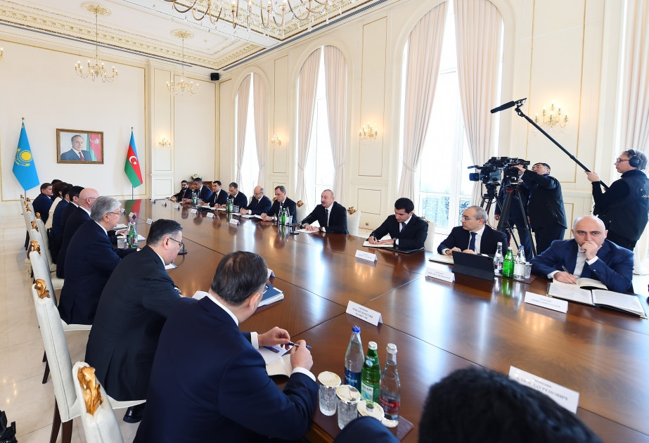 Azərbaycan Prezidenti: Qazaxıstanın uğurları bizi sevindirir