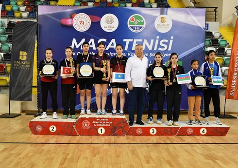 Azərbaycan stolüstü tennisçiləri “Türk Dövlətləri” beynəlxalq turnirində mükafat qazanıblar