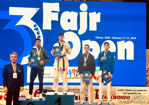 Azərbaycan taekvondoçusu İranda bürünc medal qazanıb