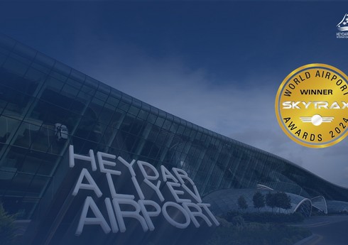 Bakı aeroportu yenidən “Skytrax” mükafatına layiq görülüb