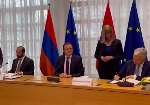 Brüsseldə Aİ və Ermənistan arasında “Eurojust” çərçivəsində əməkdaşlıq sazişi imzalanıb
