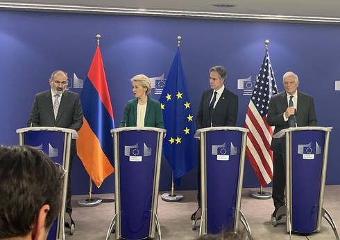 Brüsseldə ABŞ-Aİ-Ermənistan görüşü başlayıb