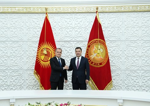 Ceyhun Bayramov Qırğızıstan Prezidenti ilə görüşüb