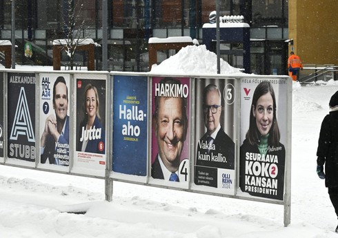 Finlandiyada prezident seçkilərinin ilkin nəticələri açıqlanıb