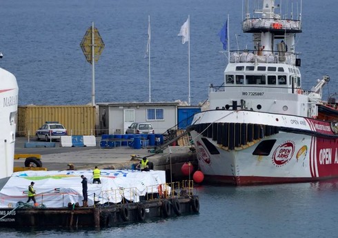 Kiprdən Qəzzaya dəniz dəhlizi ilə humanitar yardım aparan ilk gəmi yola düşüb