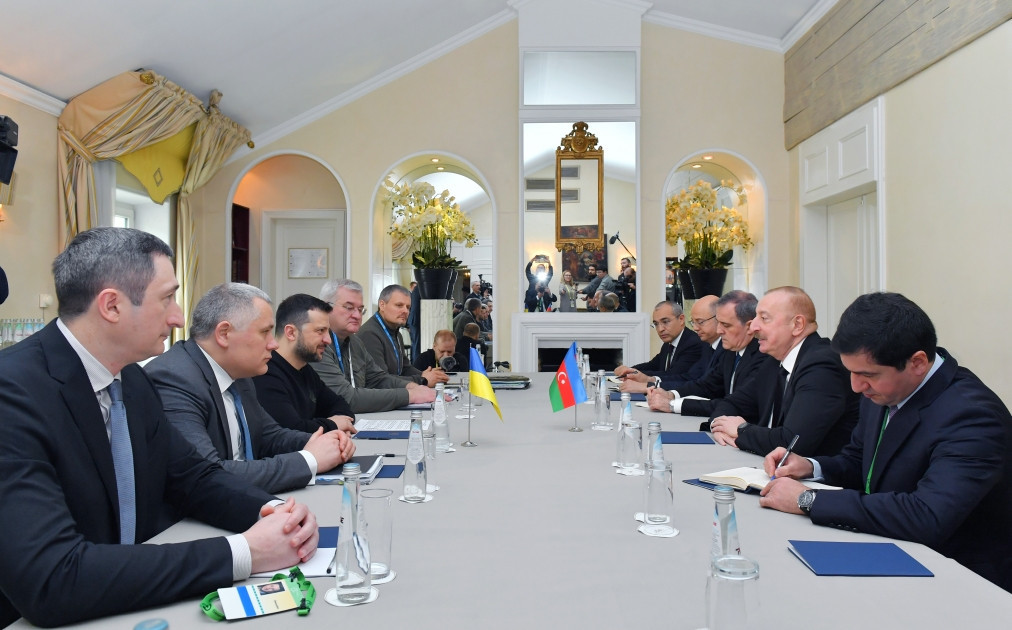 Münxendə Azərbaycan Prezidenti İlham Əliyev ilə Ukrayna Prezidentinin görüşü olub - YENİLƏNİB