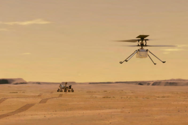 NASA Mars helikopteri "Ingenuity" ilə əlaqənin kəsildiyini bildiirib