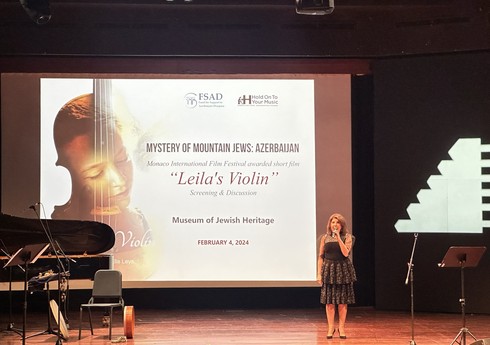 Nyu-Yorkda "Leylanın skripkası” filminin təqdimatı keçirilib