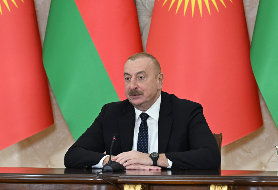 Prezident İlham Əliyev: Azərbaycanla Qırğızıstan arasında ticarət dövriyyəsinin artması tendensiyası mövcuddur