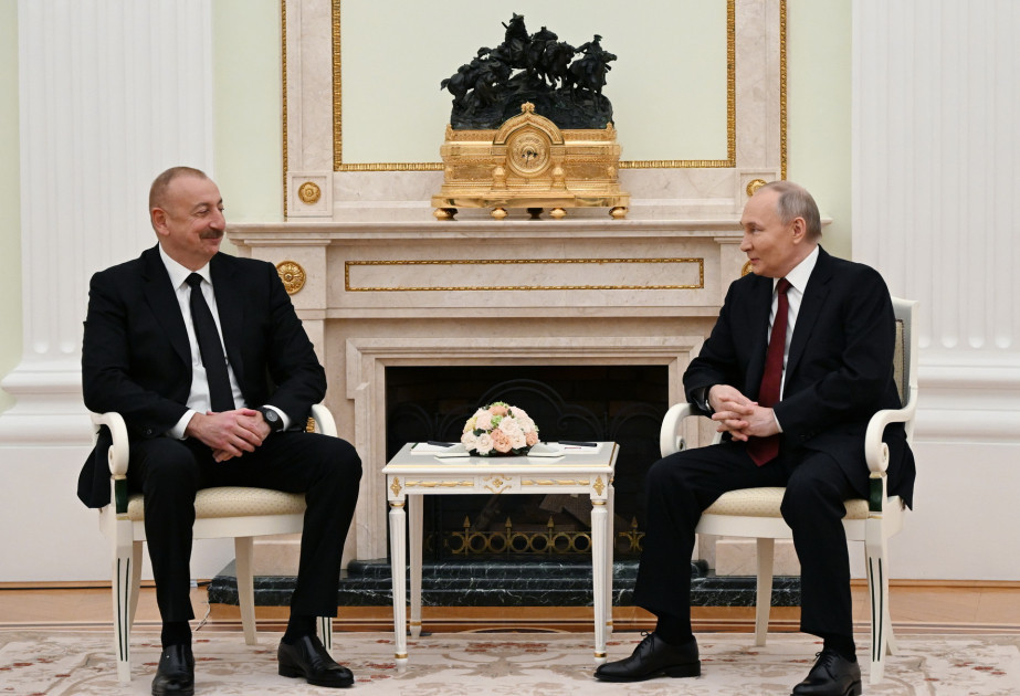 Prezident İlham Əliyev: Rusiya ilə əlaqələrimizin inkişafından çox razıyıq