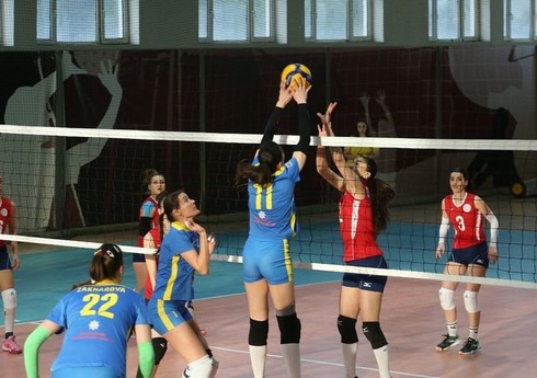 Qadın voleybolçular arasında Azərbaycan çempionatında ilk finalçı bəlli olub