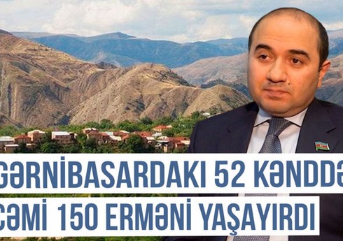 Qərbi Azərbaycan Xronikası: Gərnibasardakı 52 kənddə cəmi 150 erməni yaşayırdı