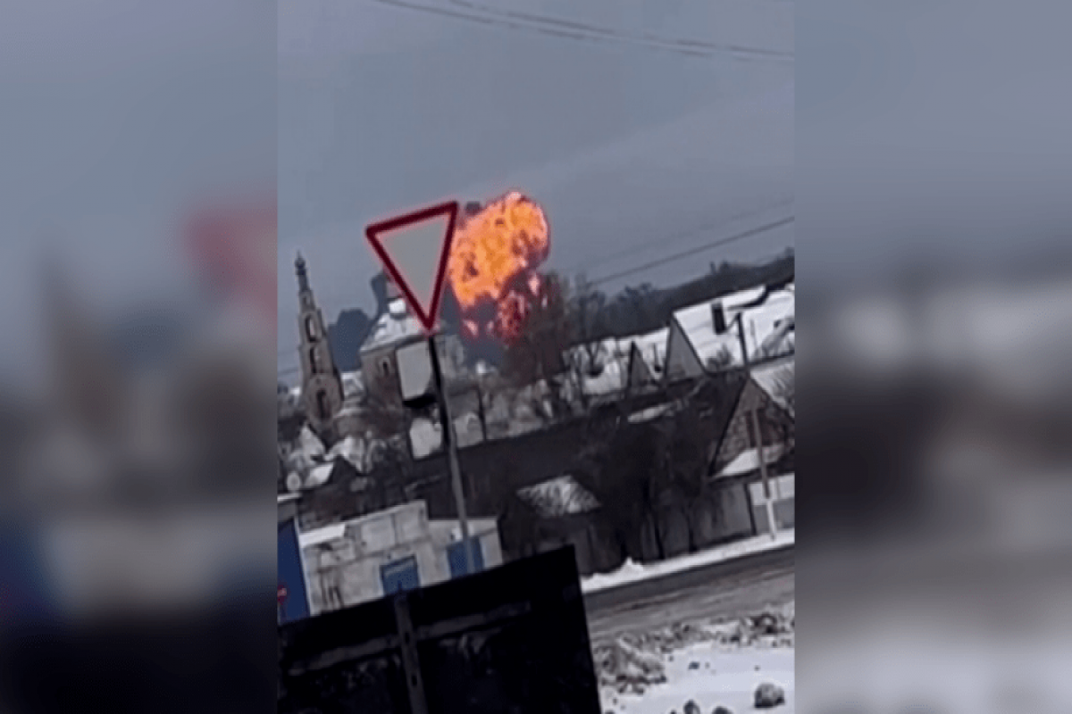 Rusiya MN: İl-76 təyyarəsi Xarkov vilayətindən atılan raketlə vurulub