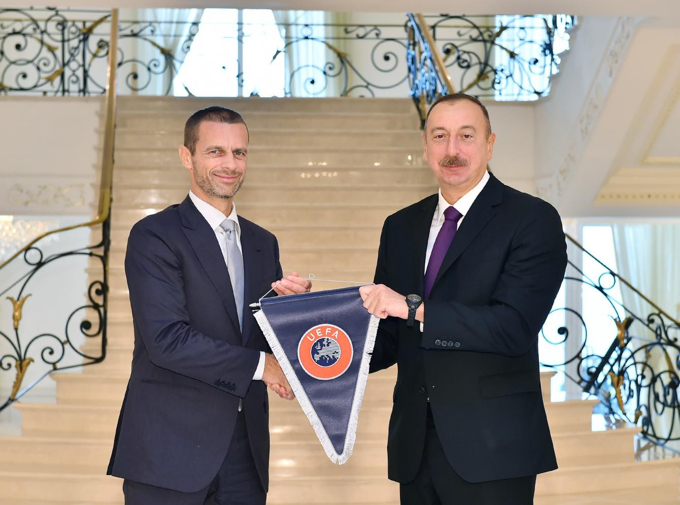 UEFA Prezidenti Azərbaycan dövlət başçısını təbrik edib