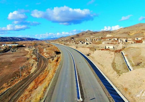 Xudafərin-Qubadlı-Laçın avtomobil yolunun tikintisi sürətlə davam etdirilir