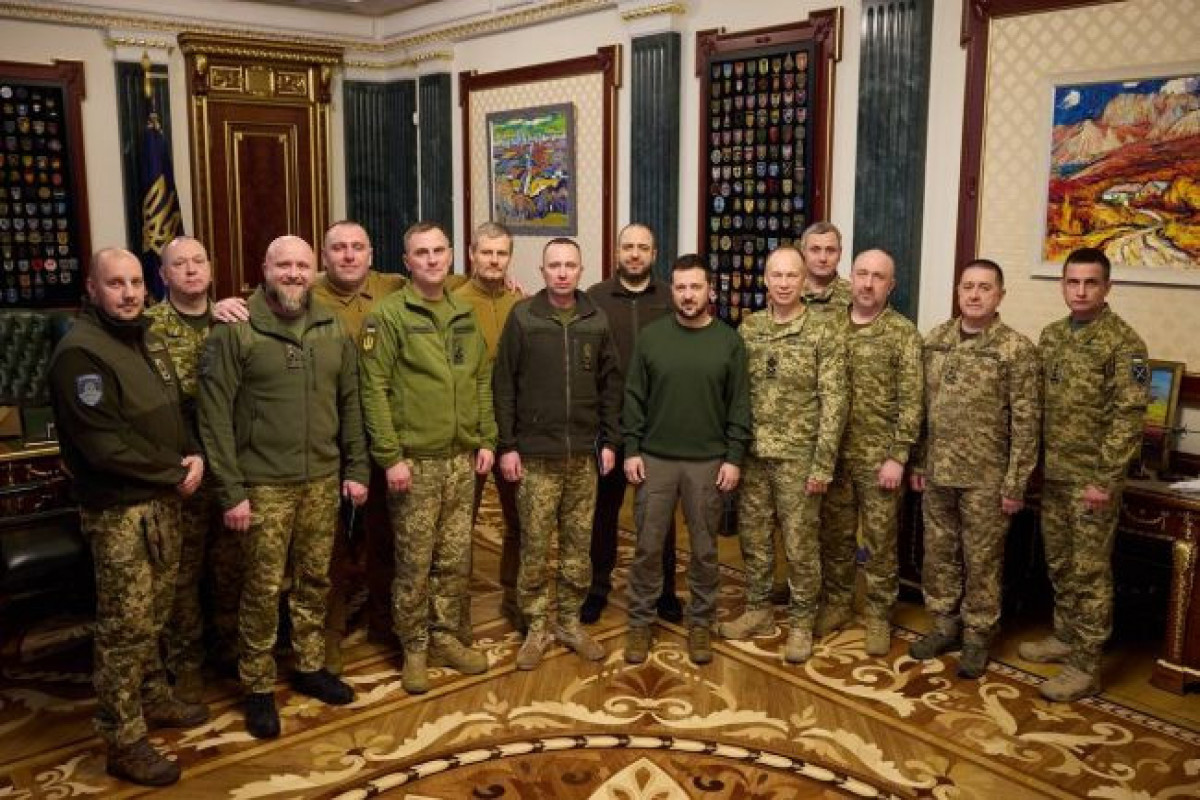 Zelenski Ukrayna Silahlı Qüvvələrində kadr təyinatları həyata keçirib